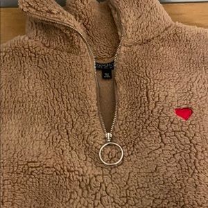 TOPSHOP Camel Sherpa